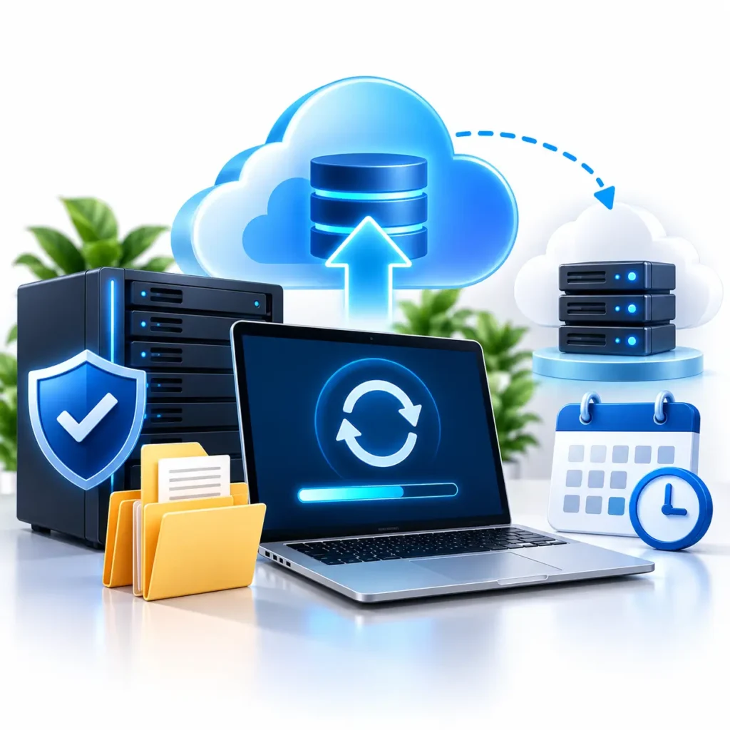 Glossy Cloud Backup Ecosystem