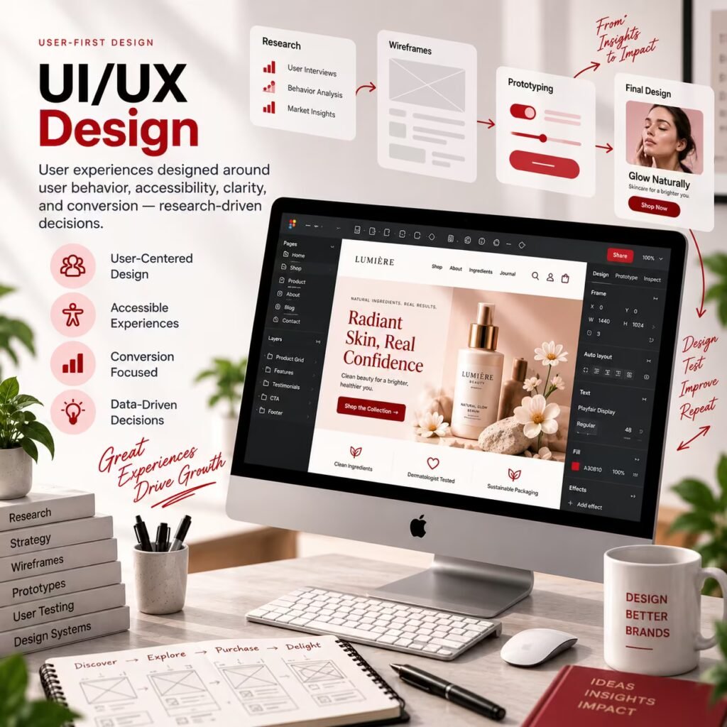 UI/UX Design Workflow Workspace
