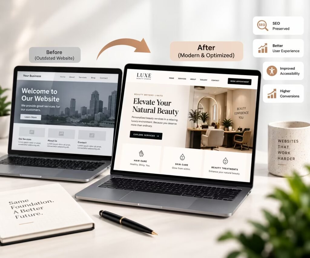 Website redesign featured image