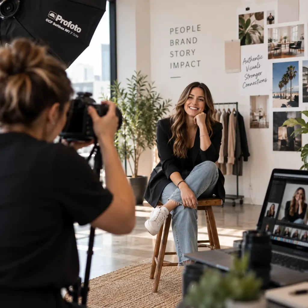 Behind the Scenes Brand Portrait