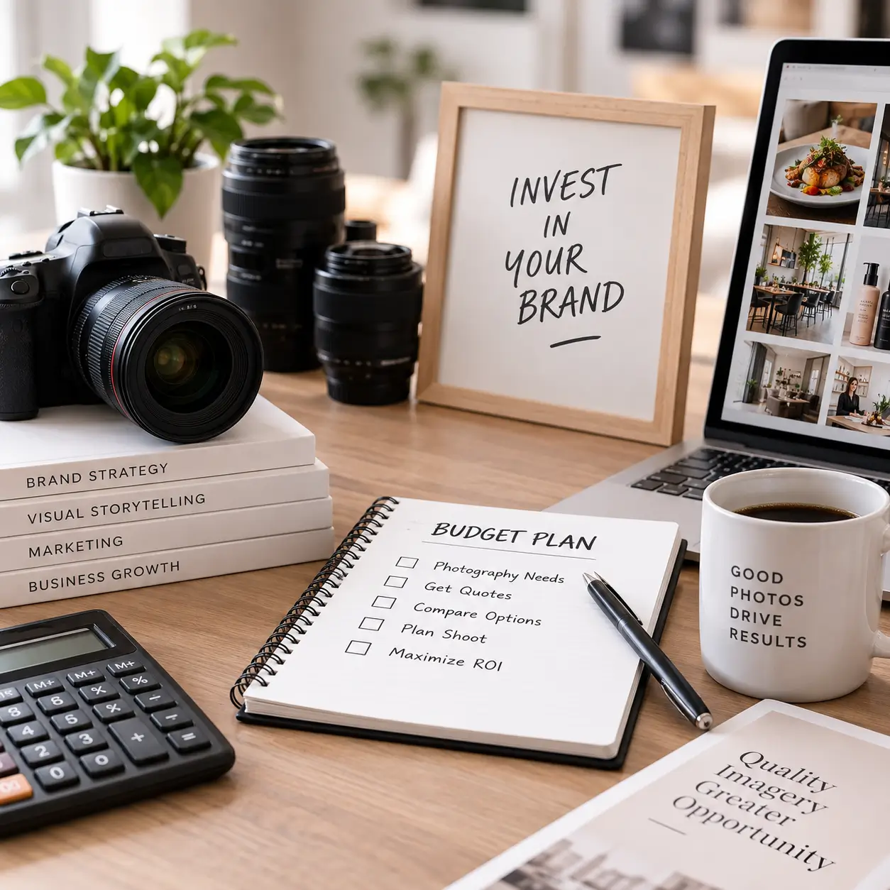 Photography Budget Planning Workspace